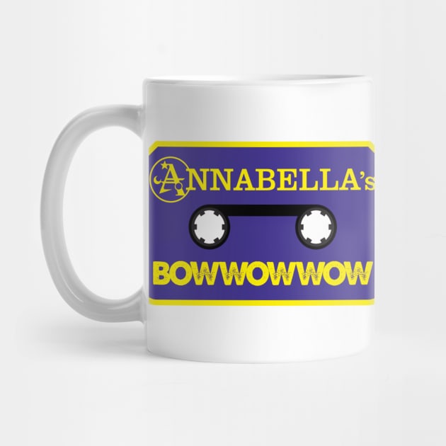 Annabella's Bow Wow Wow Cassette Logo OFFICIAL MERCH by Pop Fan Shop